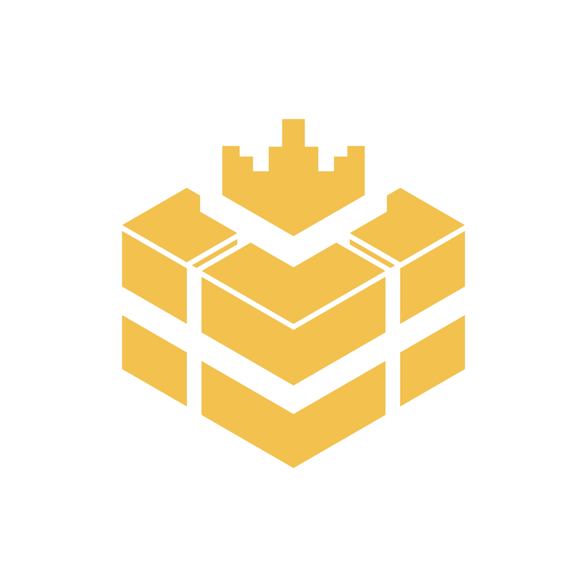 BRIXES gold flat