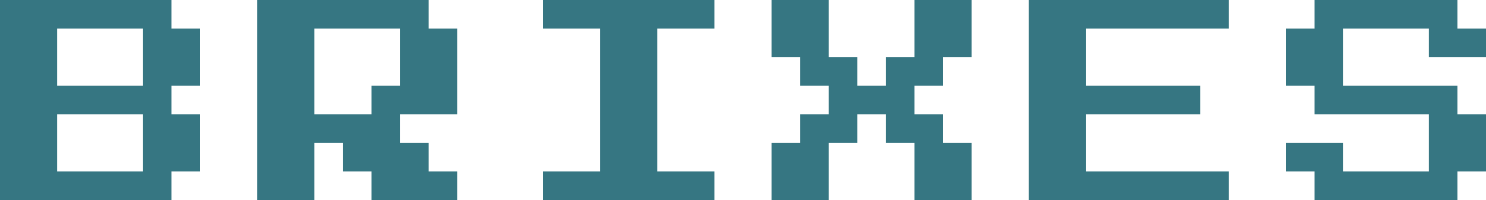 BRIXES wordmark teal